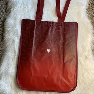 NEW‎ Lululemon Holiday 2022 Reusable Tote Shopping Bag Large Red
